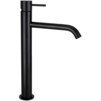 Смеситель для раковины Remer X Style X11LXLNO без донного клапана, черный матовый