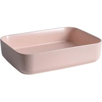 Раковина-чаша Allen Brau Fantasy 4.11021.SM 50x36 см, накладная, розовый