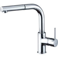 Смеситель для кухни Rivelato Ledro 9022200 cromo с выдвижным изливом, хром