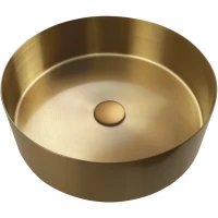 Раковина-чаша AltroBagno Luna AltroBagnoLuna001001OrSp 39,6x39,6 см, накладная, золотой матовый