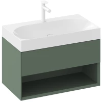 Тумба под раковину Ravak Lite X000001864 80 см, подвесная, зеленый матовый