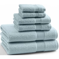 Полотенце для рук 33x33 см Kassatex Long Twist Pearl Blue LFO-172-PLB