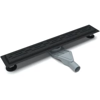 Душевой трап (лоток) Esbano C-RAIN-50MB ESTRCOMRAIN50MB 50 см, с решеткой, перфорированный, черный матовый