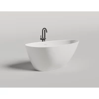 Ванна из литьевого мрамора Salini S-Sense Paola 1015103G 160x80 см, отдельностоящая, белый глянец