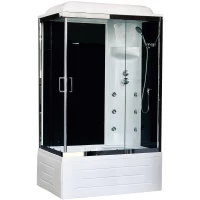 Душевая кабина 100x80x217 см Royal Bath RB8100BP3-BT-CH-R прозрачное