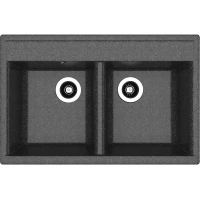Кухонная мойка Dr.Gans Астра 780 25.060.E0780.407 78x51 см, черный