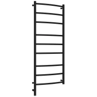 Полотенцесушитель электрический 1200x500 черный матовый МЭМ левый Сунержа Галант 3.0 31-5800-1250