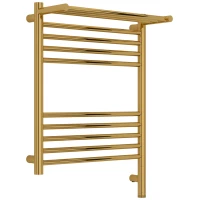 Полотенцесушитель электрический Сунержа Богема с полкой 3.1 03-6007-6050 600x500, МЭМ правый, золотой