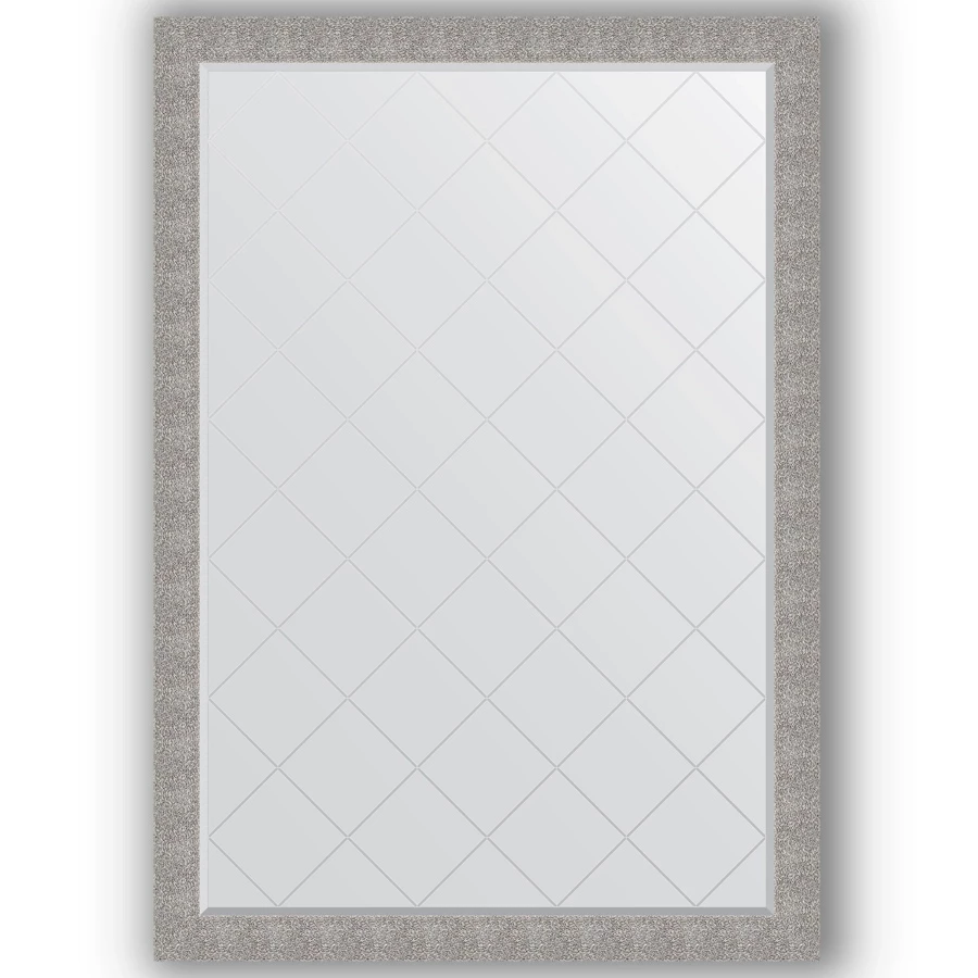 Зеркало 131x186 см чеканка серебряная Evoform Exclusive-G BY 4496