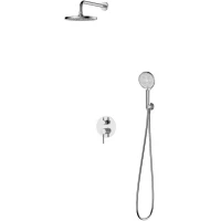 Душевой комплект DQ Stuttgart DA1775701 225 мм, со смесителем, хром