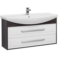 Тумба белый глянец/дуб кантербери 116 см Aquanet Остин 00201723