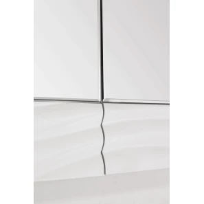 Изображение товара зеркальный шкаф 70x70 см белый глянец style line вероника лс-00000056