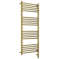 Полотенцесушитель электрический 1200x500 состаренная латунь МЭМ правый, перемычка прямая Сунержа Богема 3.0 051-5805-1250