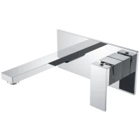 Смеситель для раковины Boheme Qubic 475-CR встраиваемый, хром