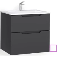 Тумба с раковиной белый 66 см Jorno Slide Sli.01.65/P/W + 4640021062203