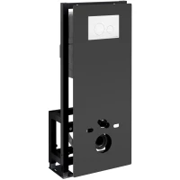 Инсталляция для унитаза WasserKRAFT Glan 66 66TLT.010.ME.BL.WM02 с кнопкой смыва, белый матовый