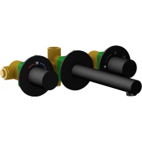 Термостат для раковины Timo Saona 2382/03SM встраиваемый, черный матовый