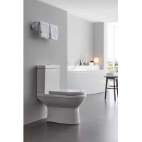 Унитаз-компакт SSWW CT2045 с сиденьем микролифт, белый