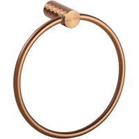 Полотенцедержатель кольцо Bemeta Copra 176204060 медное золото матовый