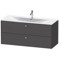 Тумба графит матовый 122 см Duravit Brioso BR431401049