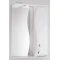 Зеркальный шкаф 55x83 см белый глянец Style Line Панда Волна ЛС-00000173 - 1