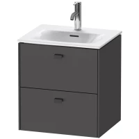 Тумба графит матовый 52 см Duravit Brioso BR430904949