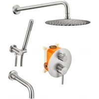 Душевой комплект 250 мм Milacio Ultra MCU.150.SS