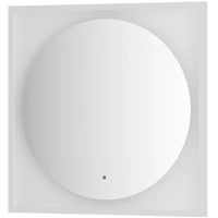 Зеркало 70x70 см белый матовый Defesto Eclipse DF 2227R