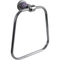 Полотенцедержатель кольцо Boheme Murano 10905-V-CR хром/фиолетовый