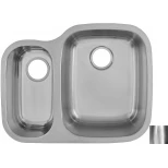 Изображение товара кухонная мойка полированная сталь ukinox модерн mop669.517 15gt10p r