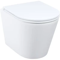 Унитаз подвесной IDDIS Calipso CALRNSEi25 безободковый, с сиденьем микролифт, белый