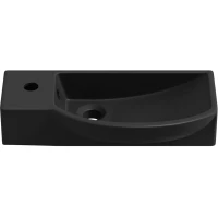 Раковина Lavinia Boho Bathroom Sink 33311036 50x24 см R, рукомойник, черный матовый