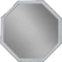 Зеркало Art&Max Argo AM-Arg-700-700-DS-F 70x70 см, с LED-подсветкой, сенсорным выключателем, диммером