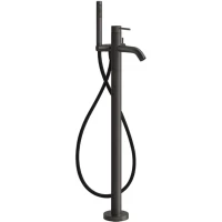 Смеситель напольный для ванны Gessi Gessi316 54028#707 черный хром матовый