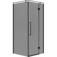 Душевой уголок Niagara NG-2832-34BLACK 100x100 см, профиль черный матовый, стекло тонированное
