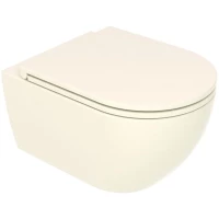 Унитаз подвесной GSG Like LKWCSO013 безободковый, пергамон глянец