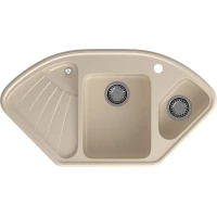 Кухонная мойка GranFest Corner 1040E 103,9x56 см, кашемир