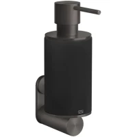 Дозатор для жидкого мыла Gessi Gessi316 54714#707 настенный, черный хром матовый