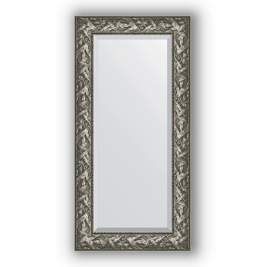 Зеркало 59x119 см византия серебро Evoform Exclusive BY 3494 зеркало 72x162 см состаренное серебро с орнаментом evoform exclusive g by 4170