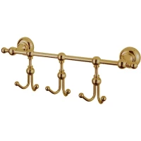 Планка с крючками Cezares Aphrodite APHRODITE-THK-02-M для ванны, бронза