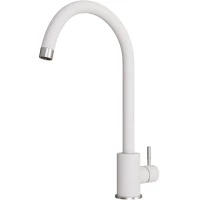 Смеситель для кухни Polygran Альтаир белый хлопок 849006