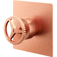 Смеситель для душа Remer Chrono CH30QRP встраиваемый, медь матовая