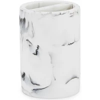 Держатель зубных щеток Kassatex Arabesco White/Black AAB-TBH-WB