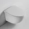 Унитаз подвесной Bond Oval F05-10 безободковый, с сиденьем микролифт, белый глянец - 1