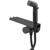 Гигиенический душ Esko Bangkok SMHBGB со смесителем, черный матовый