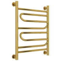 Полотенцесушитель водяной 600x500 золотой Сунержа Элегия+ 03-0205-6050 