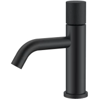 Смеситель для раковины Boheme Stick Spirale 121-BB.4 черный матовый